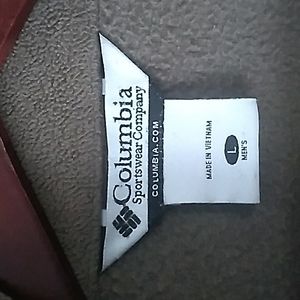 🗻   Coming 🔜⚠️⁉️COLUMBIA Mens Taupe Fleece Zip Up Jacket EPLC  Sz Large